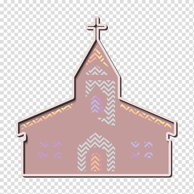 Church icon Building icon, Place Of Worship, Pink, Steeple, Chapel, Parish, Roof, Architecture transparent background PNG clipart