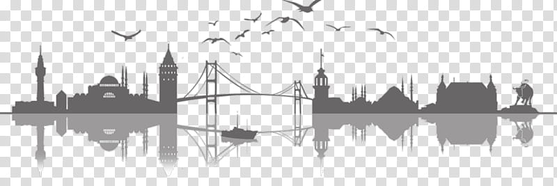 City Skyline Silhouette, Galata Tower, Istanbul Airport, Of, Turkey Istanbul, Logo, Music, Human Settlement transparent background PNG clipart