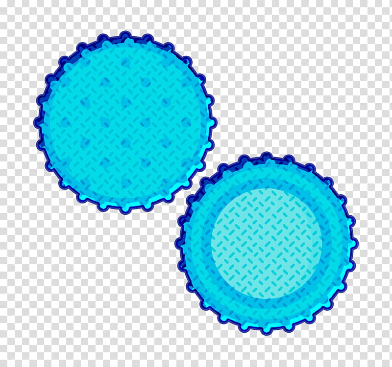 Rambutan icon Fruits and Vegetables icon, Blue, Aqua, Turquoise, Baking Cup, Circle, Bottle Cap transparent background PNG clipart