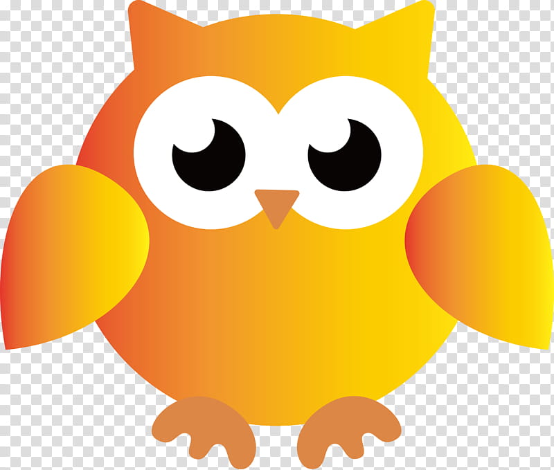 beak birds cartoon owl m bird of prey, Cute Owl, Owl , Yellow, Science, Biology transparent background PNG clipart