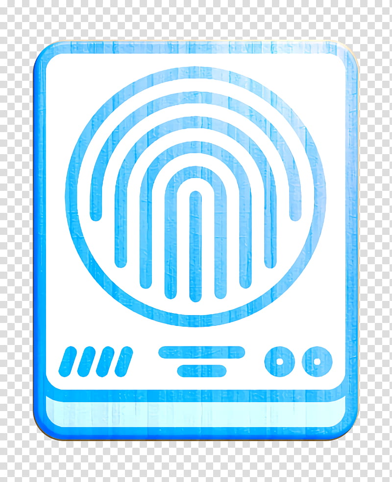 Data Protection icon Fingerprint icon Scan icon, Technology, Logo, Circle transparent background PNG clipart