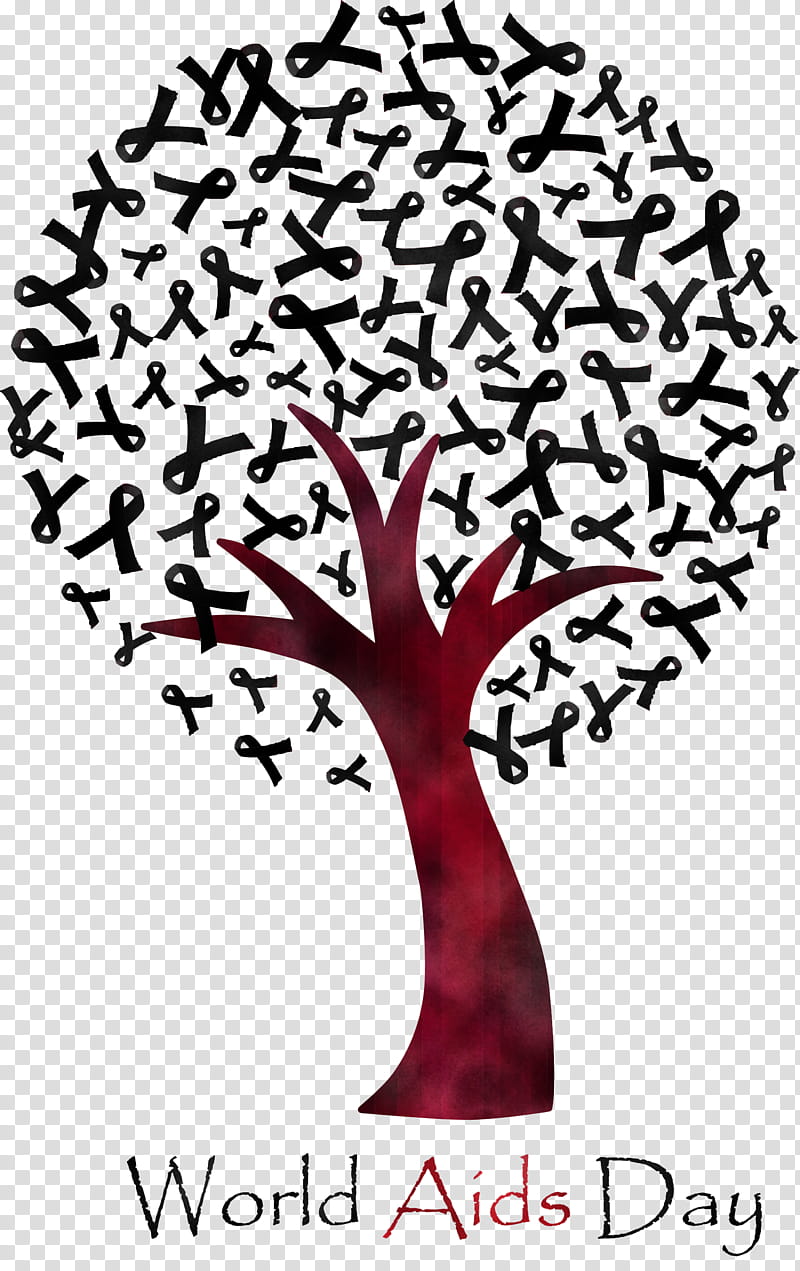 World Aids Day, Tree, Plant transparent background PNG clipart
