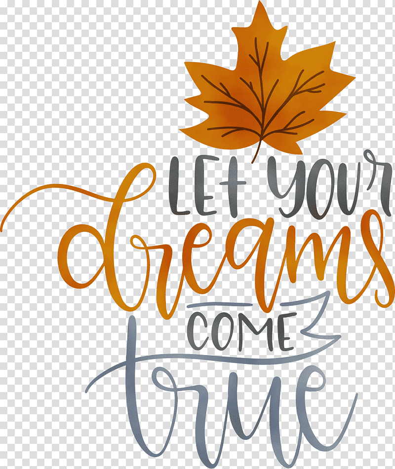 leaf calligraphy 0jc tree meter, Dream, Dream Catch, Watercolor, Paint, Wet Ink, Orange Sa transparent background PNG clipart