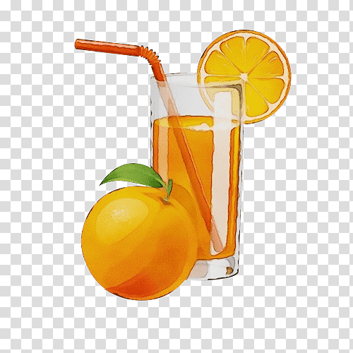 Orange, Watercolor, Paint, Wet Ink, Orange Juice, Orange Drink, Harvey Wallbanger transparent background PNG clipart