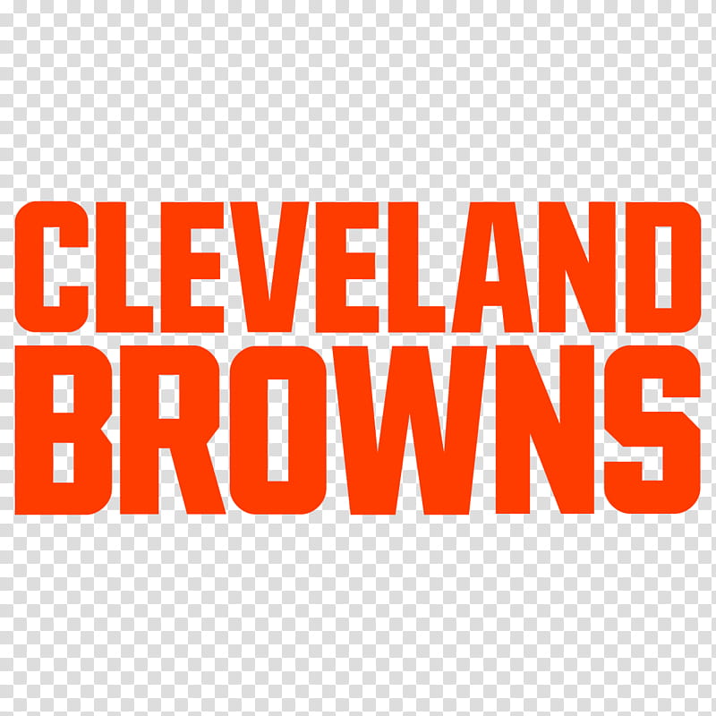 Cleveland Browns Logo, Silhouette, Wordmark, American Football, Text transparent background PNG clipart