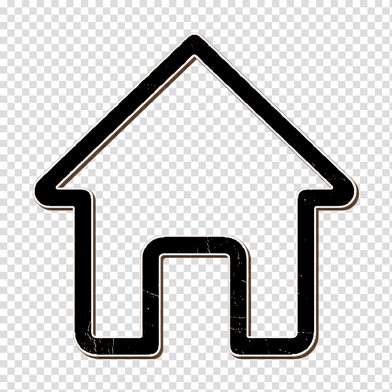 Home icon Ui icon Basic UI icon, , Logo, Button, Line transparent background PNG clipart