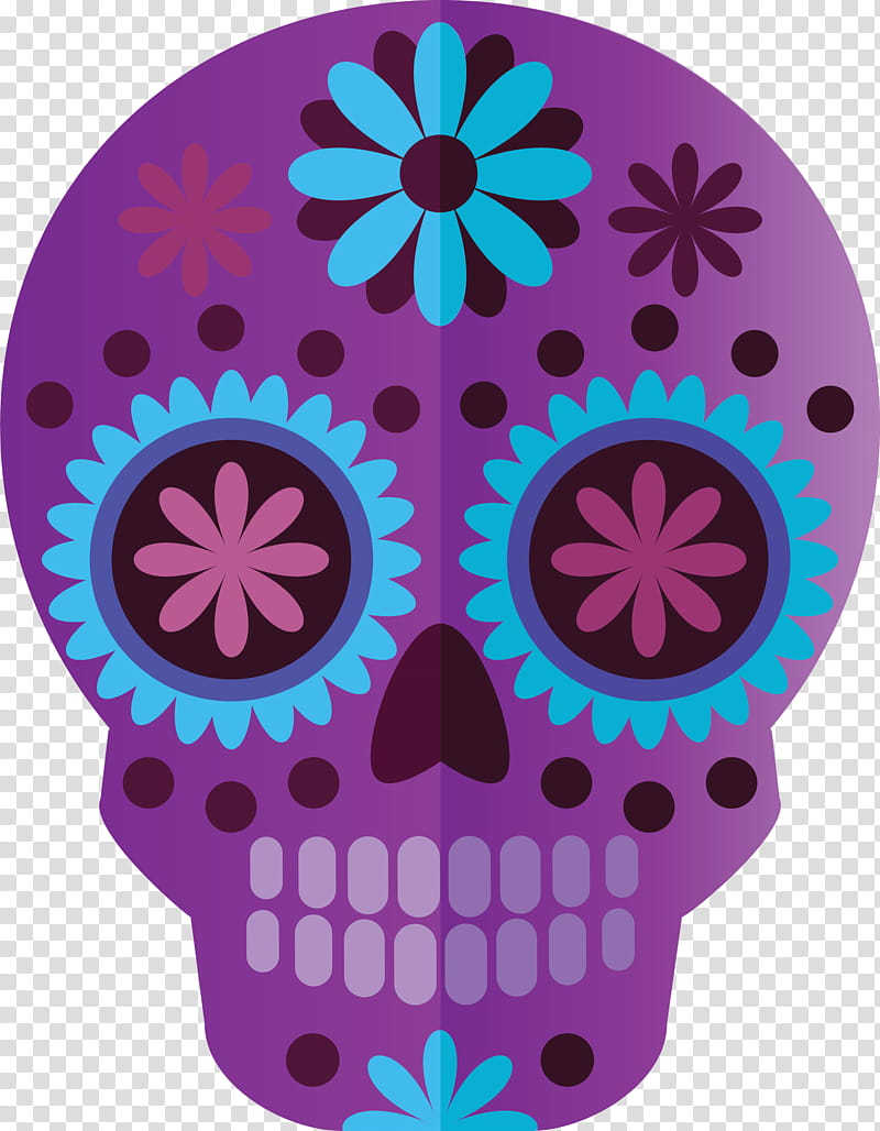 Skull Mexico Sugar Skull traditional skull, Calavera, La Calavera Catrina, Skull Mexican Makeup, Day Of The Dead, Skull Art, Calaca, Literary Calaverita transparent background PNG clipart