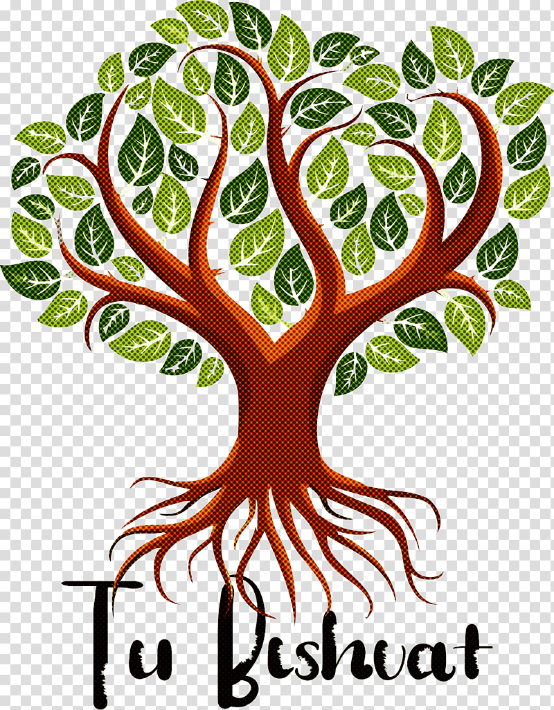 Tu BiShvat Jewish, Tree, Root, Royaltyfree, Big, Plants transparent background PNG clipart