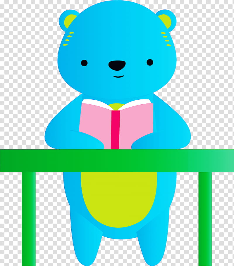 Teddy bear, Cartoon Animal, School
, Learning, Bears, Giant Panda, Art Toys, Stuffed Toy transparent background PNG clipart