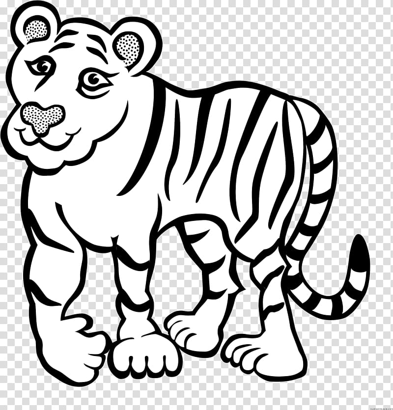 Book Black And White, Coloring Book, Drawing, Bengal Tiger, Jaguar, Siberian Tiger, Lion, Sabertoothed Tiger transparent background PNG clipart