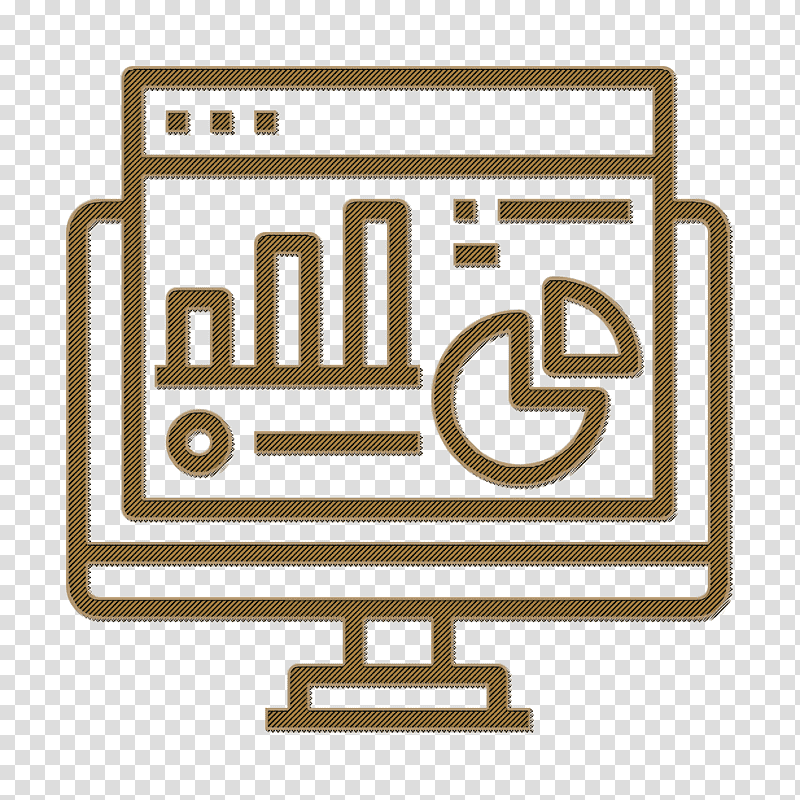 Screen icon Data analytics icon Big Data icon, , Public Transport transparent background PNG clipart