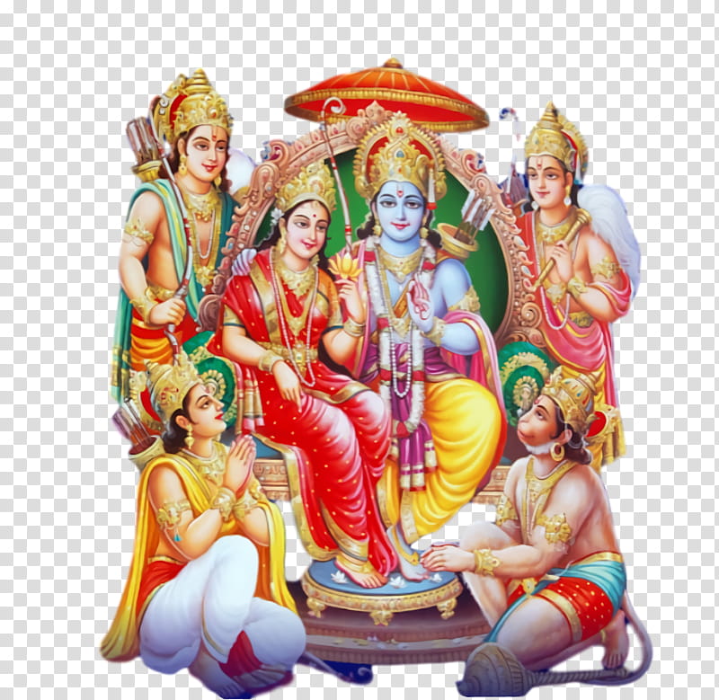 Rama Navami Hindu God Lord Rama, Temple, Watercolor Painting, Worship, Bhajan, Saint transparent background PNG clipart