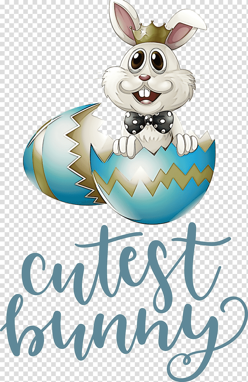 Cutest Bunny Happy Easter Easter Day, Easter Bunny, Rabbit, Easter Egg transparent background PNG clipart
