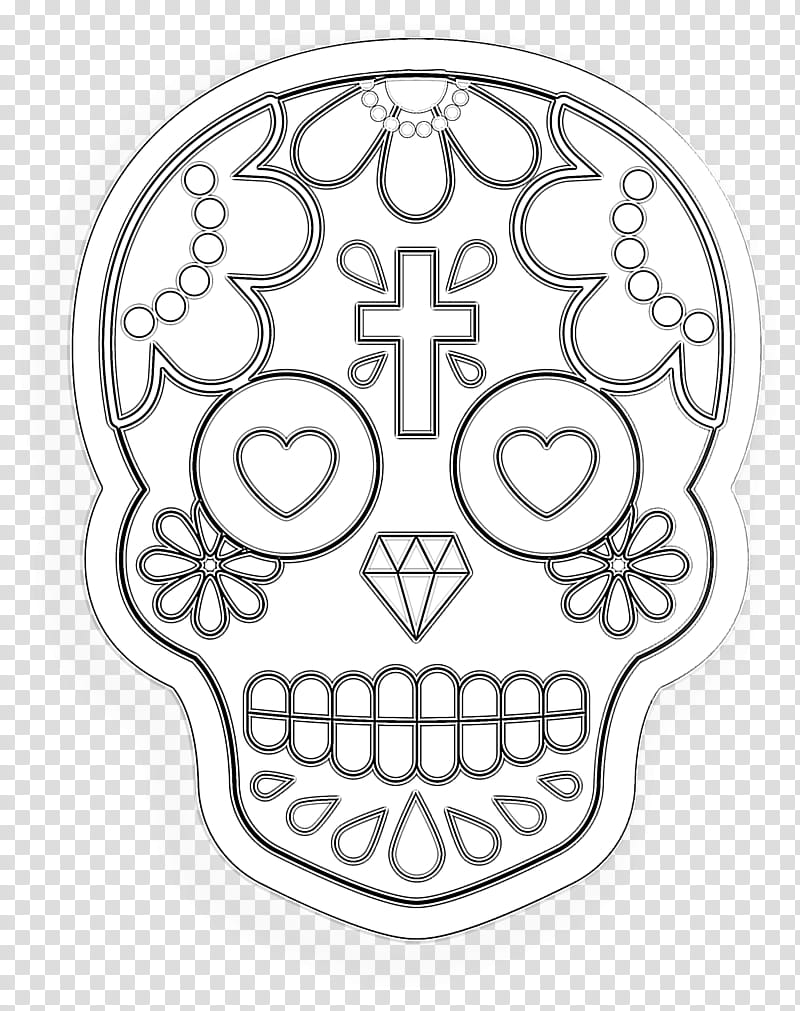 Skull Mexico, Line Art, Shoe, Area, Walking, Meter transparent background PNG clipart