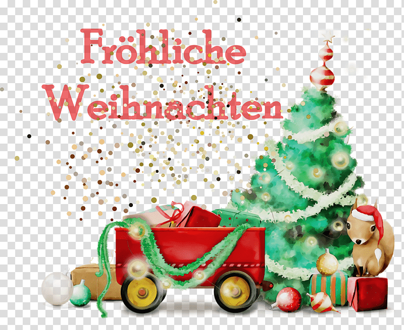 Christmas Day, Frohliche Weihnachten, Merry Christmas, Watercolor, Paint, Wet Ink, Chicken transparent background PNG clipart