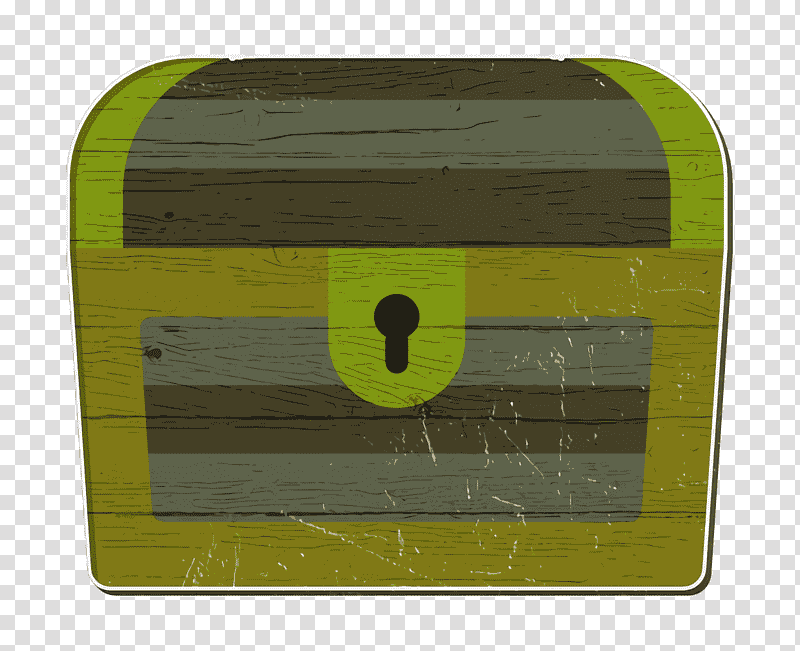 Chest icon Pirate life icon Treasure icon, Wood Stain, Rectangle, M083vt, Green, Meter, Geometry transparent background PNG clipart