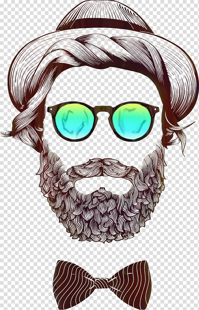 Sunglasses Drawing, Hipster, Cool Jazz, Digital Art, Poster, Eyewear, Hair, Facial Hair transparent background PNG clipart