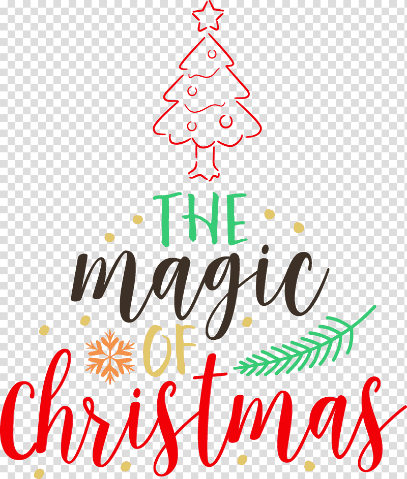 Christmas tree, The Magic Of Christmas, Watercolor, Paint, Wet Ink, Christmas Day, Holiday Ornament transparent background PNG clipart