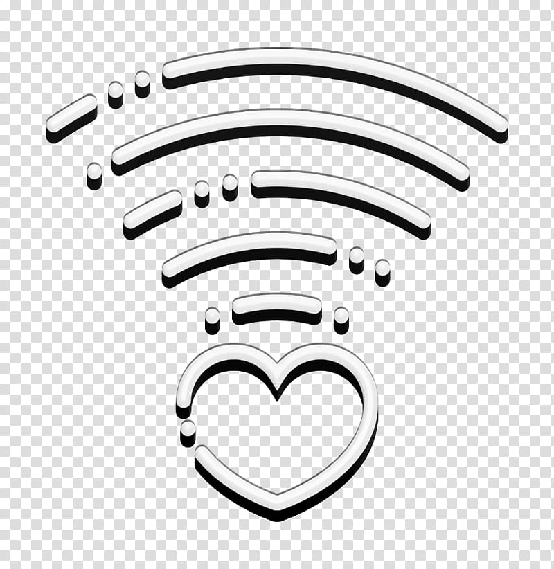 Wifi icon Love icon, Auto Part transparent background PNG clipart