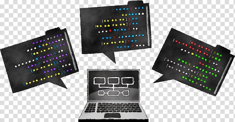 light visual effect lighting technology electronic instrument games, Watercolor, Paint, Wet Ink transparent background PNG clipart