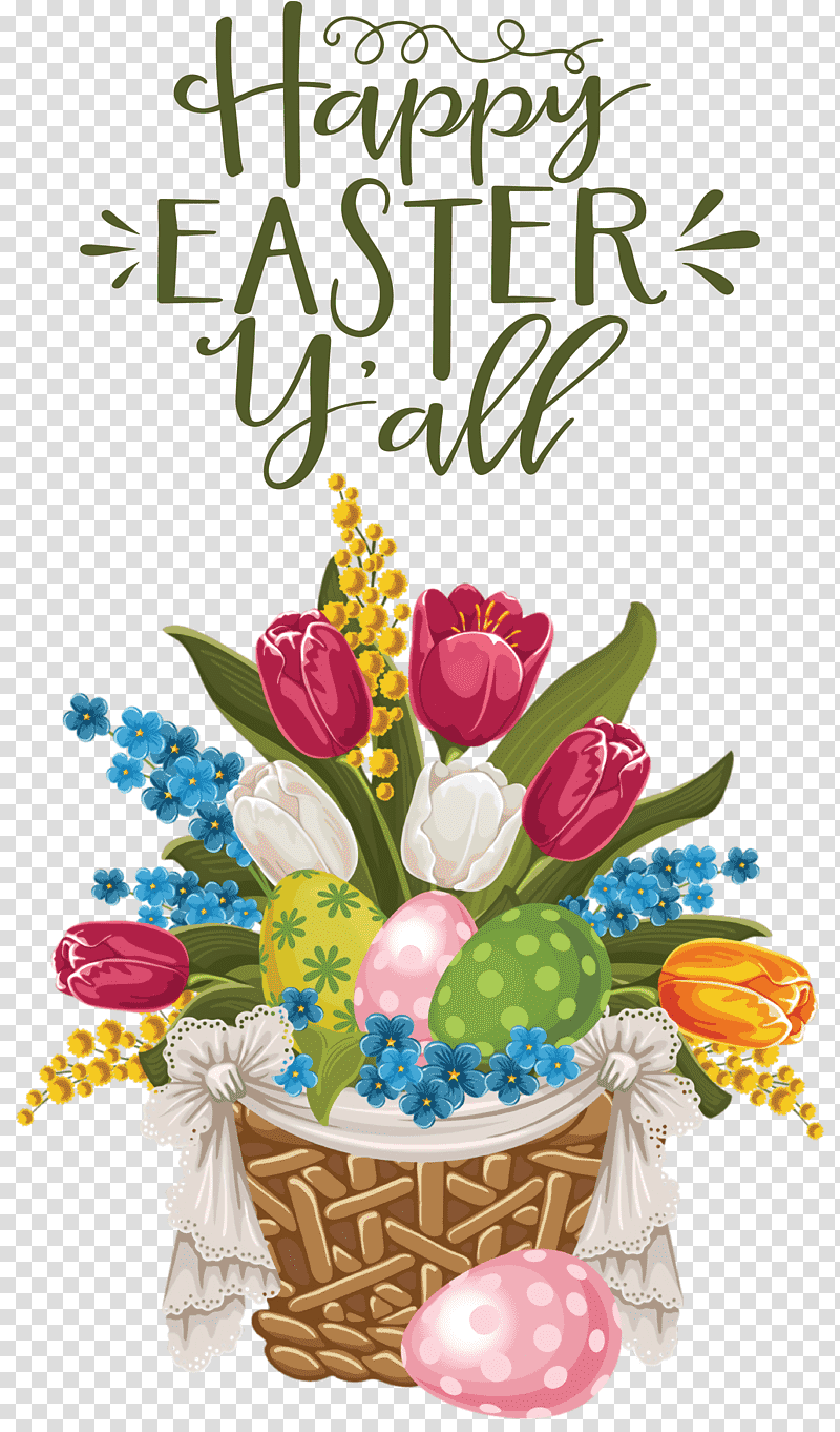 Happy Easter Easter Sunday Easter, Easter
, Flower, Tulip, Watercolor Painting, Royaltyfree, Floral Design transparent background PNG clipart