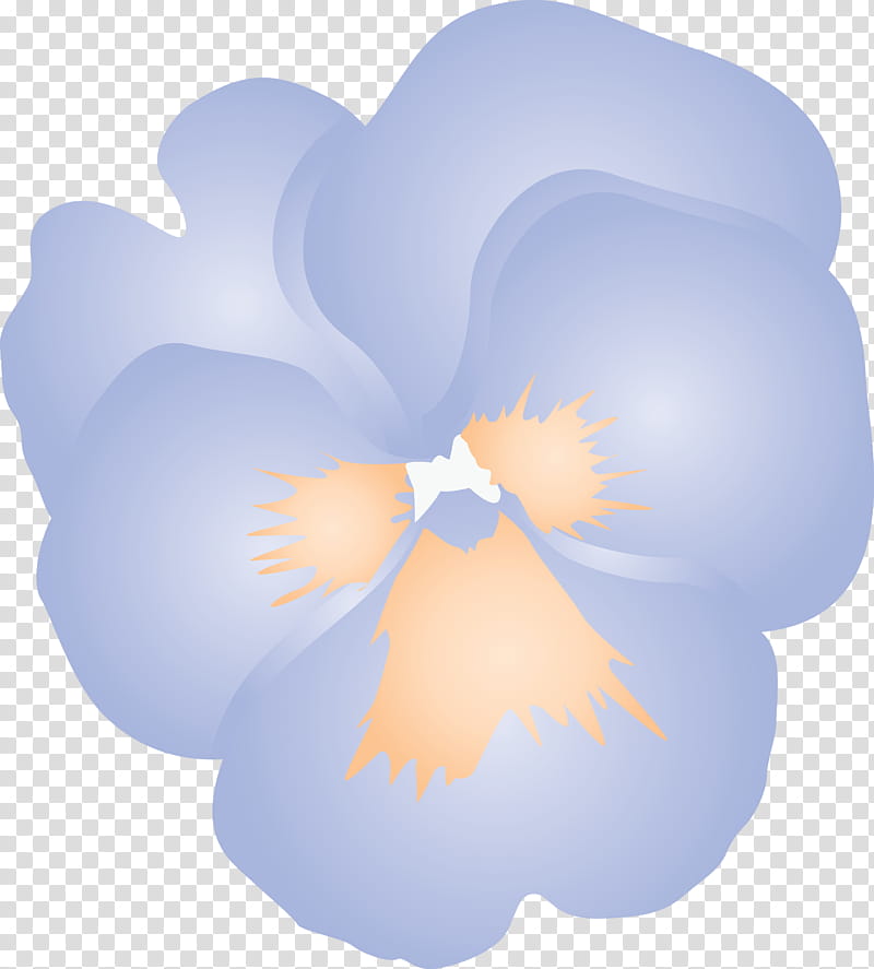 PANSY Spring Flower, White, Blue, Petal, Plant, Cloud, Sky, Hibiscus transparent background PNG clipart