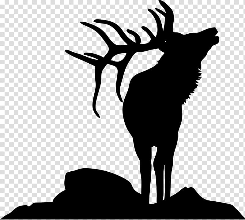 Deer Elk Logo Antler, elk, mammal, animals, sticker png | PNGWing