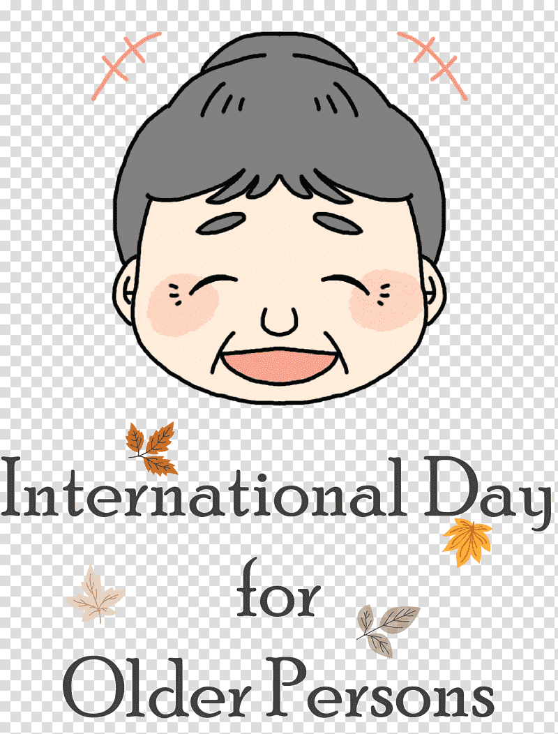 International Day for Older Persons International Day of Older Persons, Happiness, Forehead, Cartoon, Laughter transparent background PNG clipart