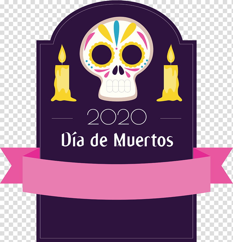 Day of the Dead Día de Muertos Mexico, Dia De Muertos, Logo, Purple, Meter transparent background PNG clipart