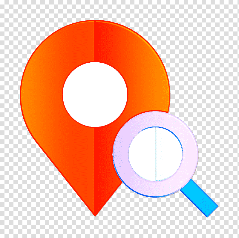 Location Set icon Search icon Placeholder icon, Meter, Symbol transparent background PNG clipart