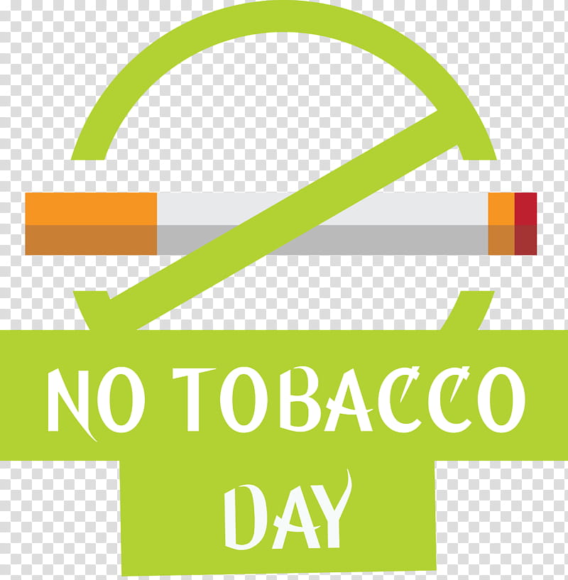 No-Tobacco Day World No-Tobacco Day, NoTobacco Day, World NoTobacco Day, Logo, Angle, Line, Yellow, Area transparent background PNG clipart