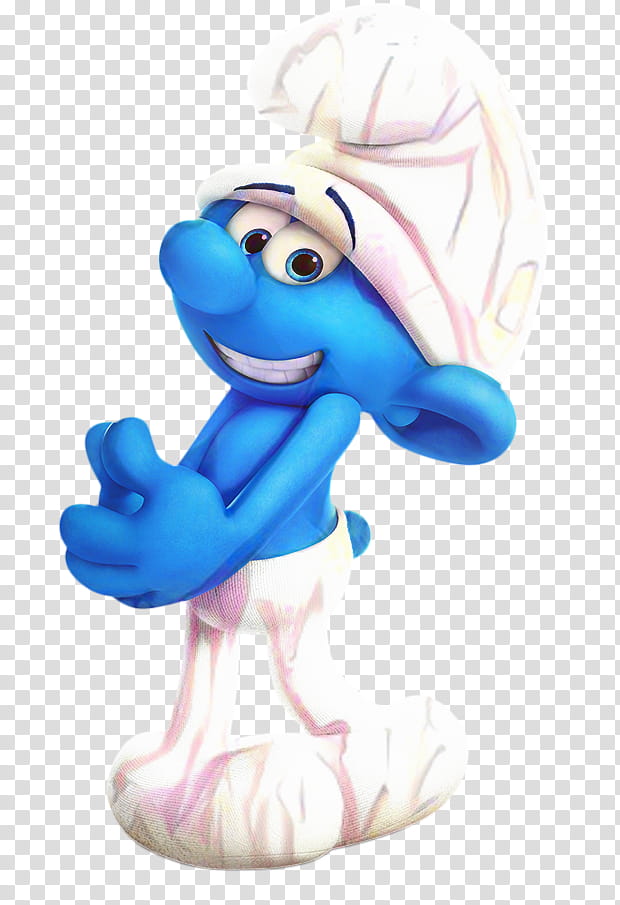  Smurfs Movie Clumsy, Baker, Smurfette & Brainy