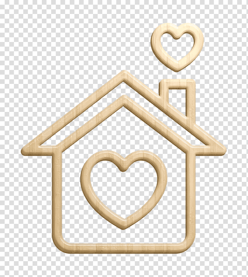 Heart icon buildings icon Loving Home icon, Our Wedding Icon, House, Apartment, Real Estate transparent background PNG clipart