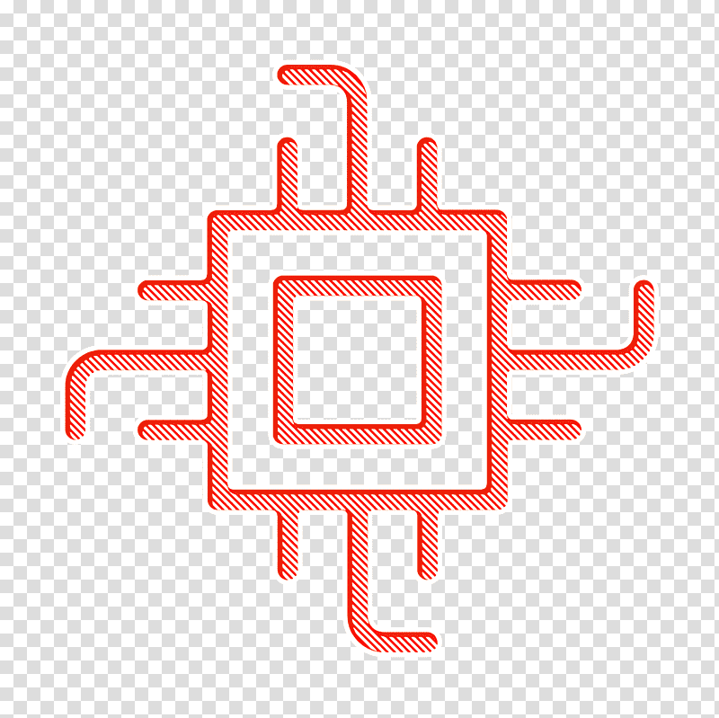 Chip icon technology icon Technology Icon icon, Cpu Icon, Integrated Circuit, Microprocessor transparent background PNG clipart