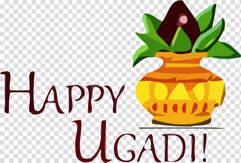 ugadi Yugadi Hindu New Year, Natural Foods, Ananas, Plant, Fruit, Leaf, Pineapple, Logo transparent background PNG clipart
