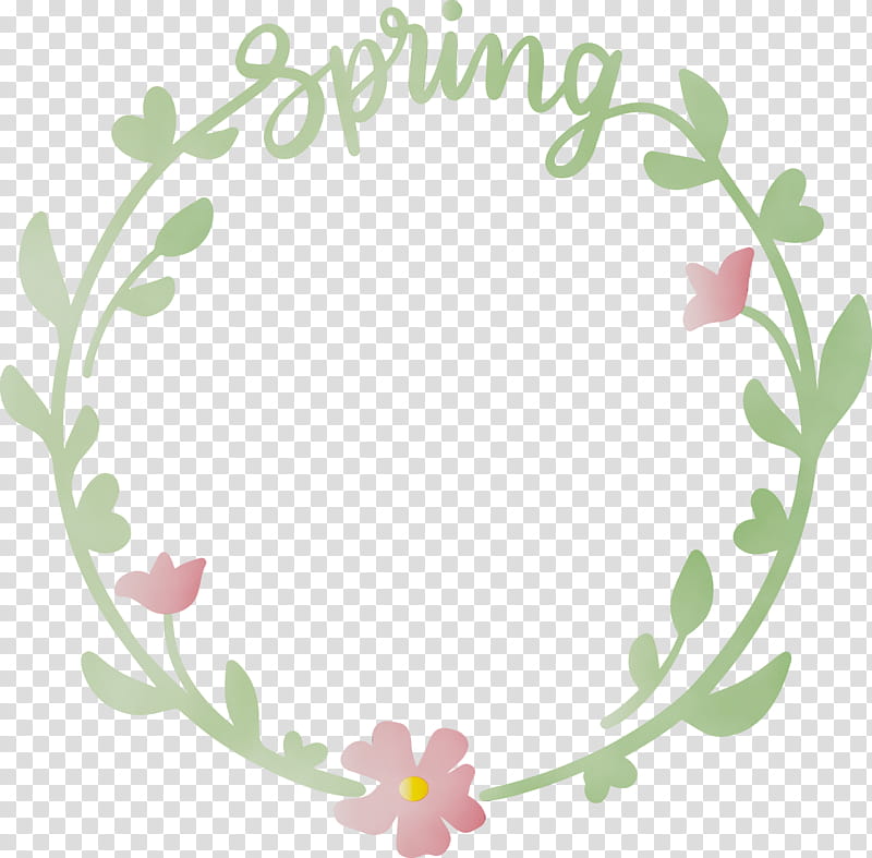 plant flower, Flower Frame, Floral Frame, Sping Frame, Watercolor, Paint, Wet Ink transparent background PNG clipart
