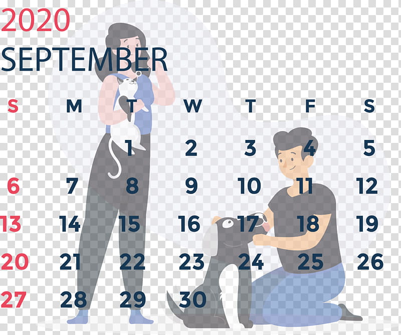 September 2020 Calendar September 2020 Printable Calendar, Meter, Public Relations, Text, Shoe, Cartoon transparent background PNG clipart