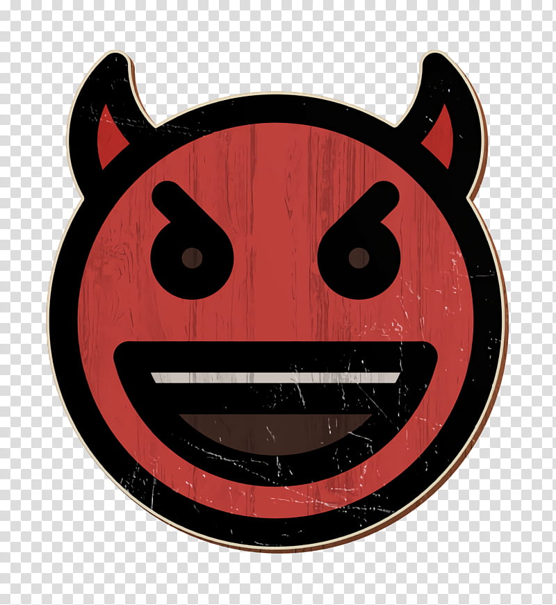 Grinning icon Smiley and people icon Devil icon, Cartoon, Symbol transparent background PNG clipart