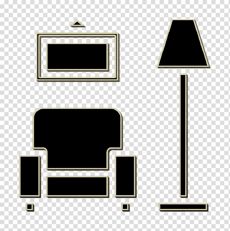 Furniture and Household icon Sofa icon Livingroom icon, Line, Meter, Geometry, Mathematics transparent background PNG clipart