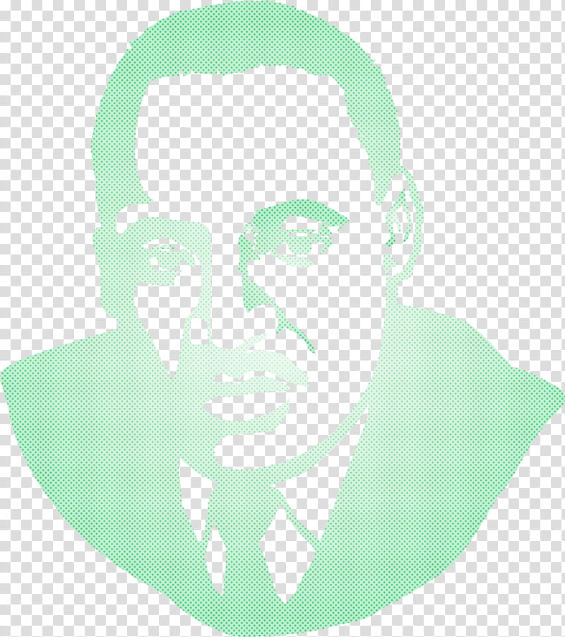 Martin Luther King Jr Day MLK Day King Day, Face, Green, Head, Chin, Moustache transparent background PNG clipart