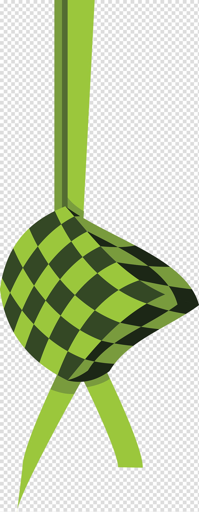 Ketupat kupat tipat, Green, Cartoon, Leaf, Lantern, Chinese New Year, Twig, Eid Alfitr transparent background PNG clipart