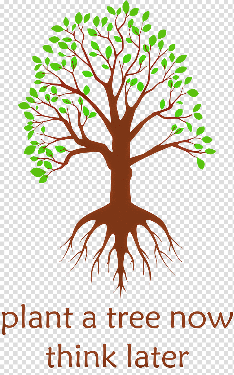 Plant a tree now arbor day tree, Trunk, Branch, Broadleaved Tree, Tree Planting, Leaf, Root transparent background PNG clipart