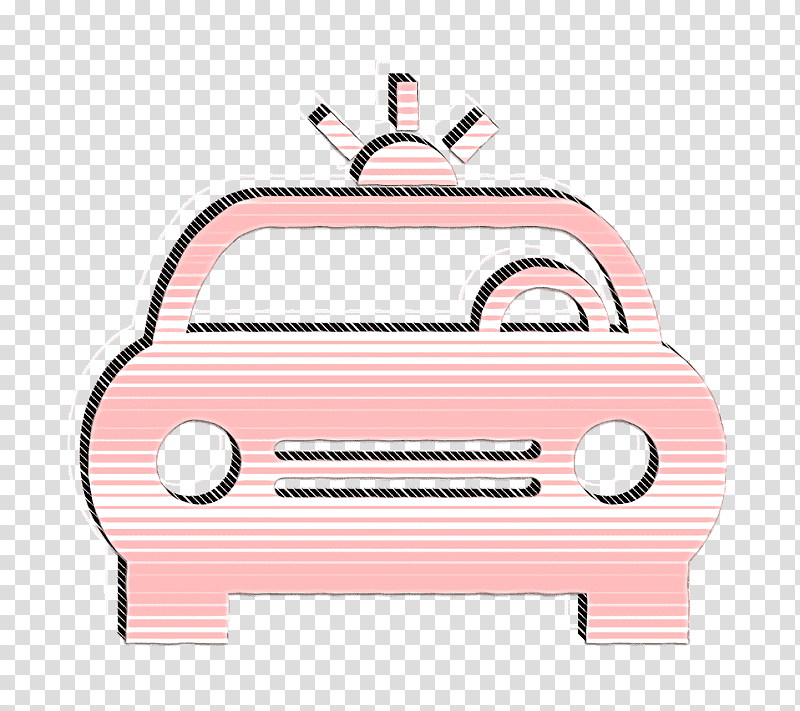 Police car with Light icon transport icon Policemen icon, Mechanicons Icon, Line, Meter, Mathematics, Geometry transparent background PNG clipart