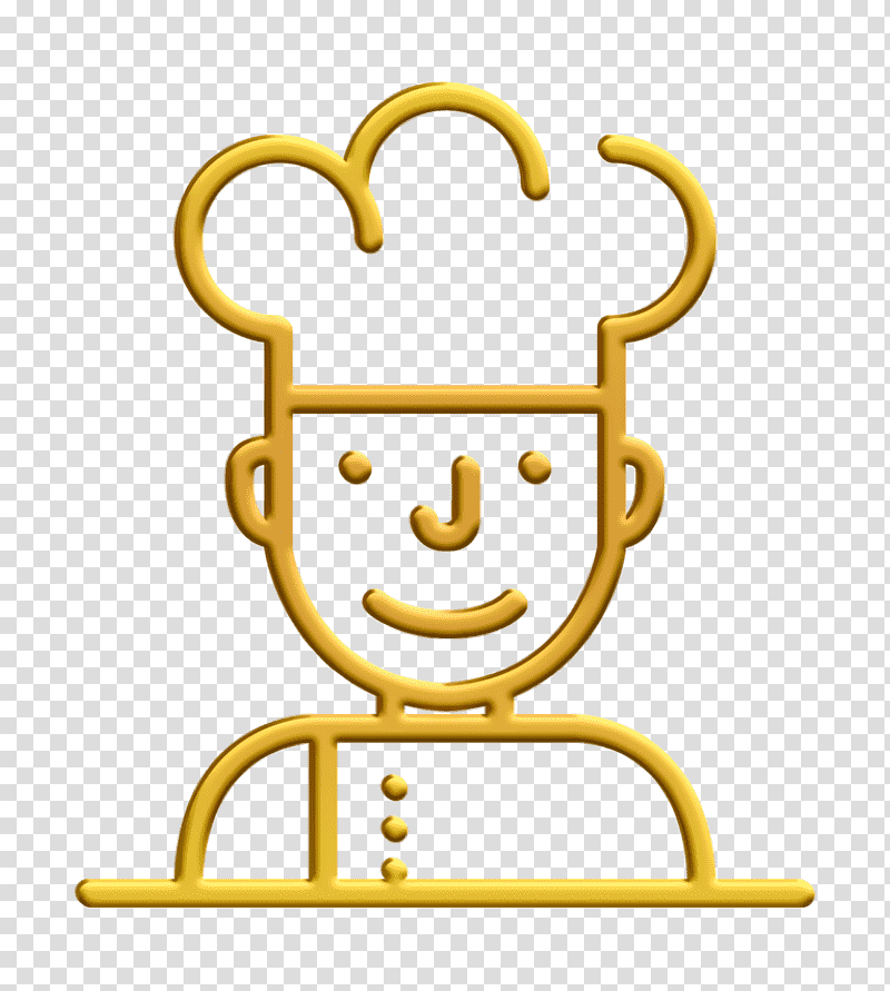 Cook icon Young Employees icon chef icon, Cooking, Cuisine, Restaurant, Culinary Arts, Line Art transparent background PNG clipart