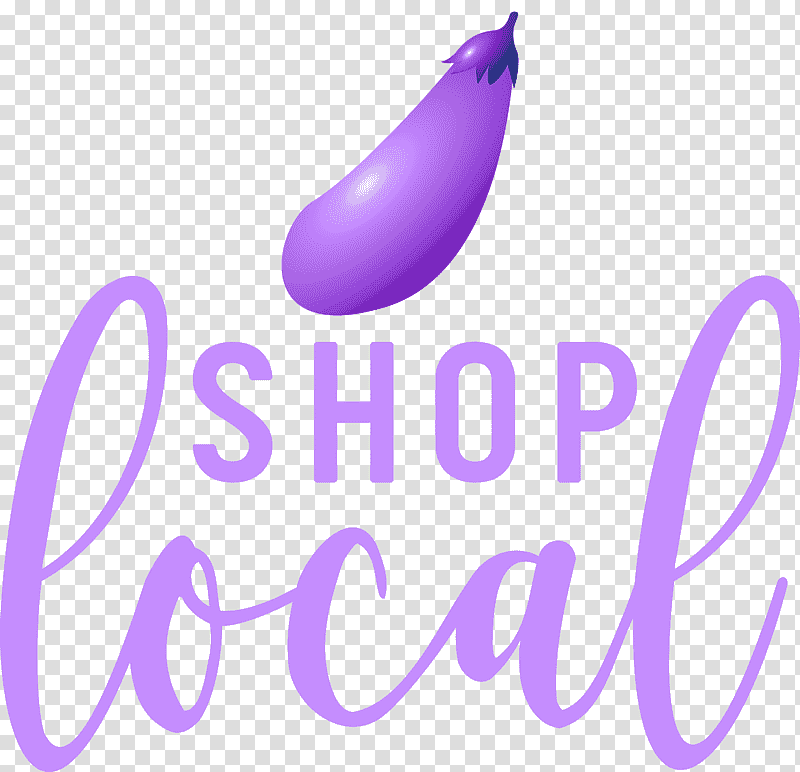 SHOP LOCAL, Logo, Lilac M, Meter, Lavender transparent background PNG clipart