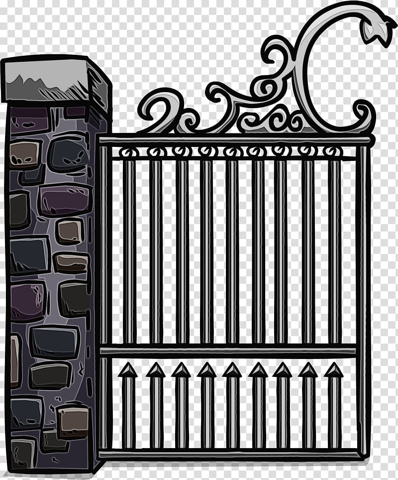 Penguin, Fence, Wrought Iron, Gate, Club Penguin, Cast Iron, Iron Railing, Chainlink Fencing transparent background PNG clipart