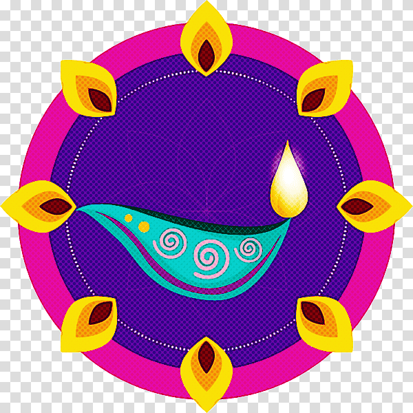 Diya, Rangoli, Cartoon, Diwali, Candle transparent background PNG clipart