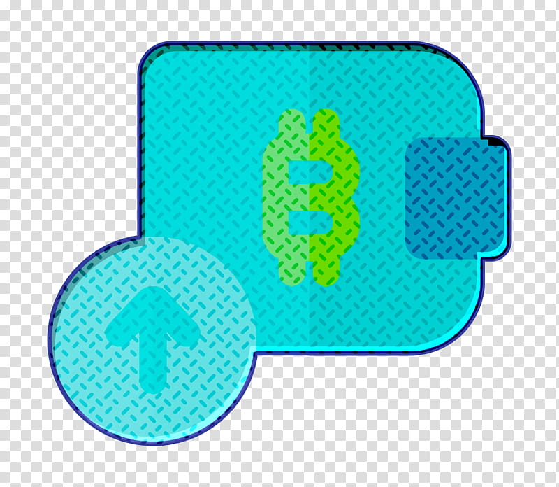 Bitcoin icon Wallet icon, Green, Turquoise, Symbol, Line, Area, Meter transparent background PNG clipart