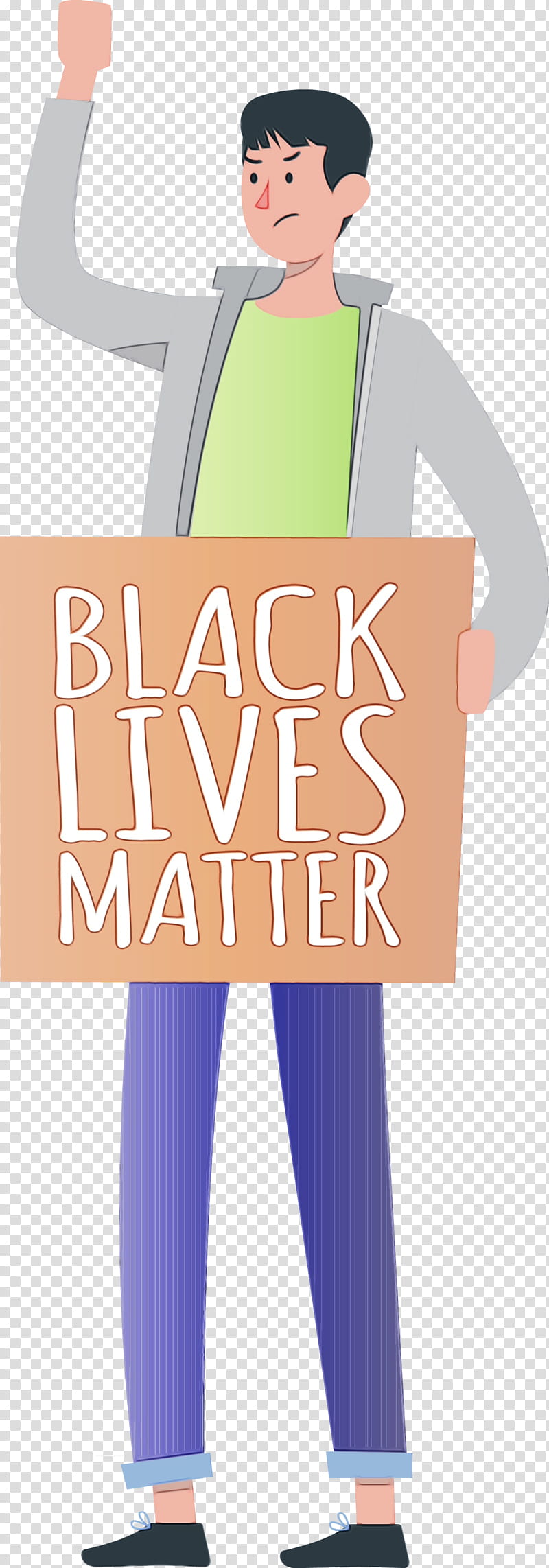 Cartoon Microphone, Black Lives Matter, Stop Racism, Watercolor, Paint, Wet Ink, Poster, Cartoon transparent background PNG clipart