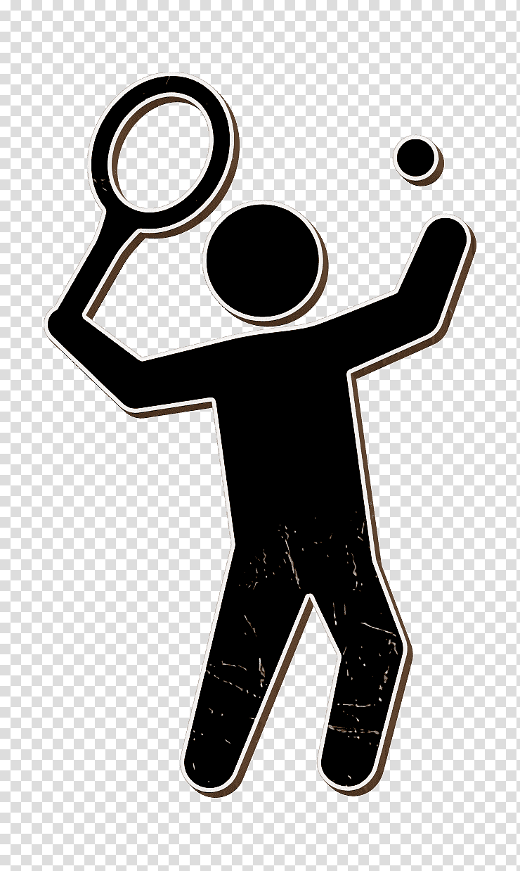 Sporticons icon sports icon Match icon, Tennis Player With Racket Icon, Tennis Centre, Tennis Ball, Tennis Racquet, Olympic Sports, Squash transparent background PNG clipart